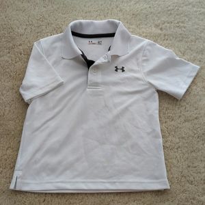 Boys under armour polo top